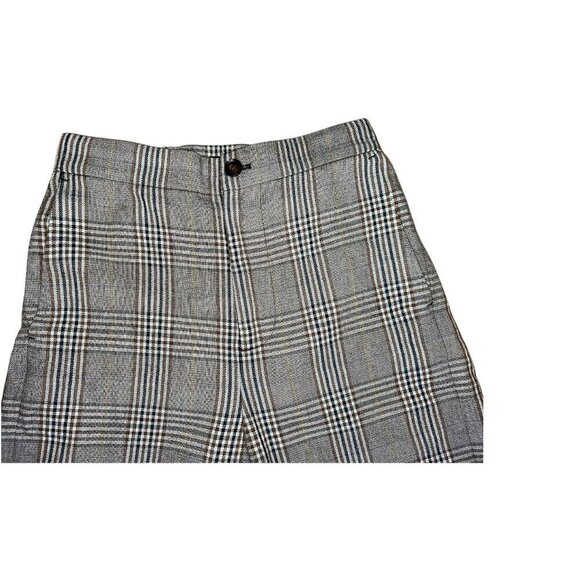 Madewell Huston High Rise Wide Leg Trousers Plaid  Size XS - Picture 5 of 8